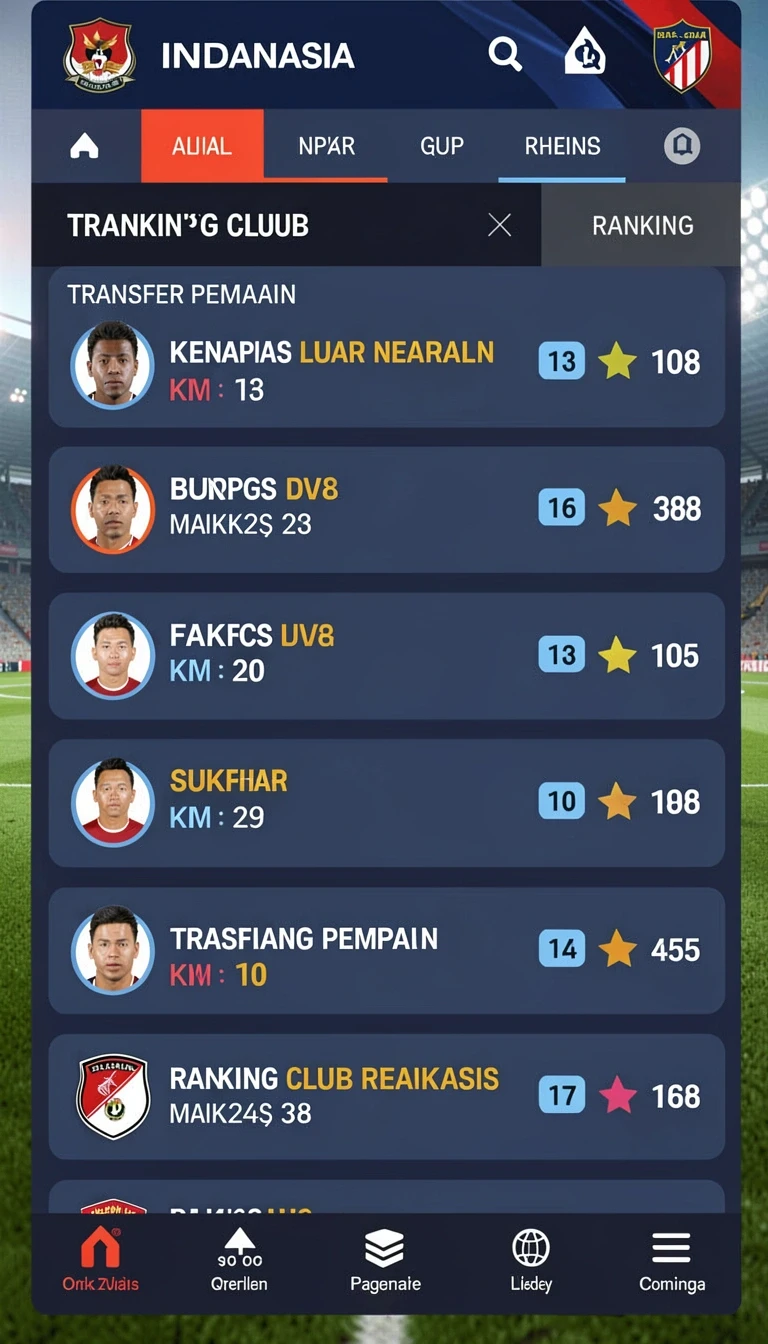 Tampilan utama aplikasi at777 App APK Terbaru yang intuitif dan efisien.