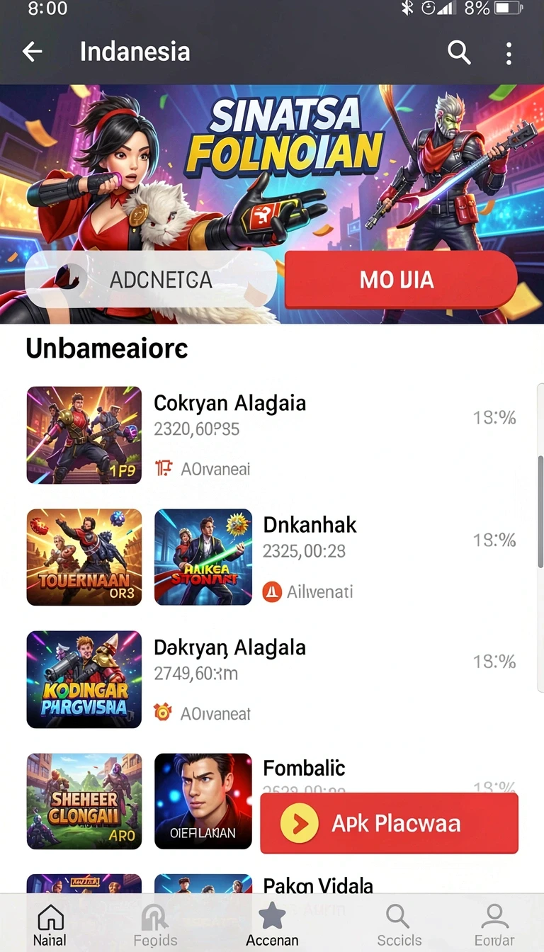 Tampilan utama aplikasi Aplikasi mpo555 Resmi: Download dan Instalasi yang intuitif dan efisien.